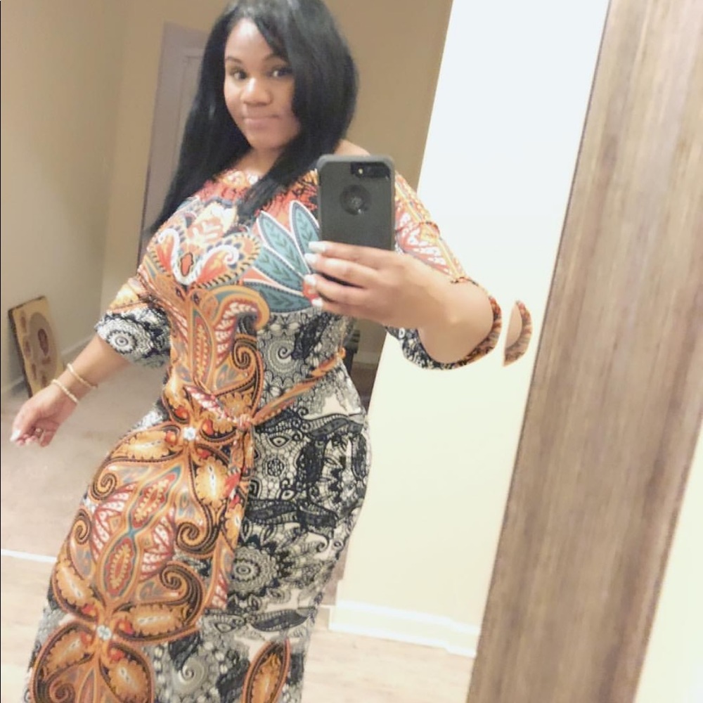 Long  colorful dress(sold on vinted)